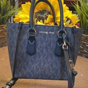 Michael Kors Black and Gray Mini Bag